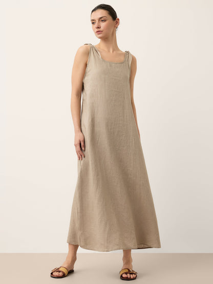 100% Linen Camisole Dress QEARL