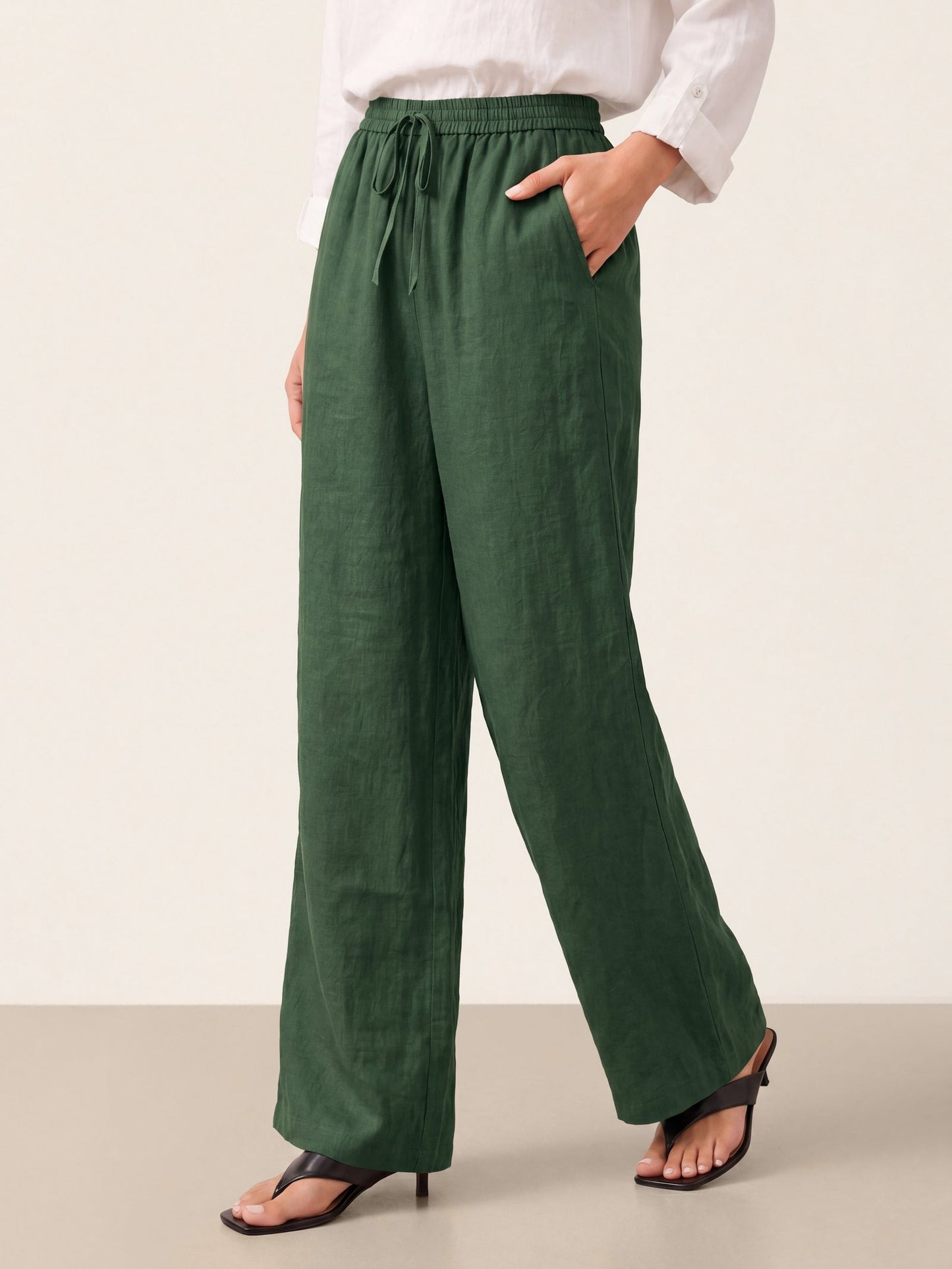 100% Linen Classic Pants LYON