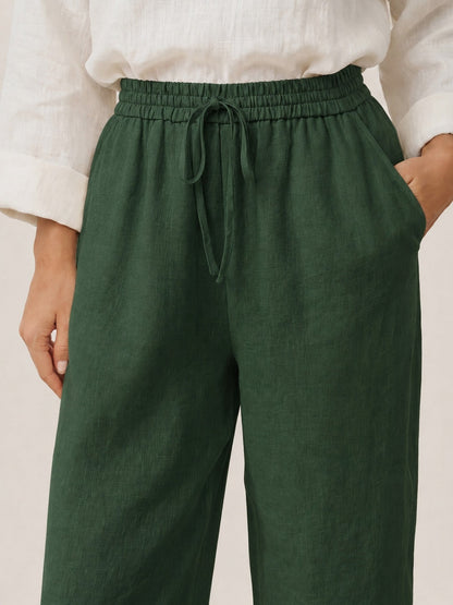 100% Linen Classic Pants LYON
