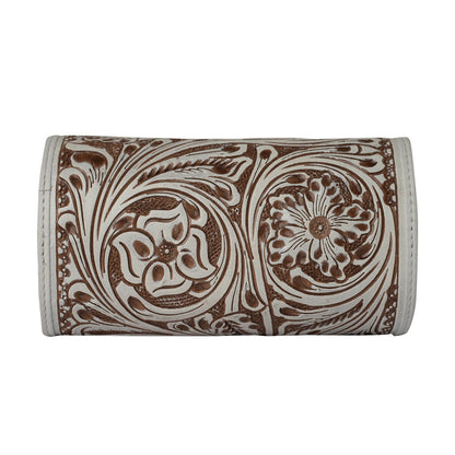 Handtooled Canyon Jewellery Case - Ivory Dust