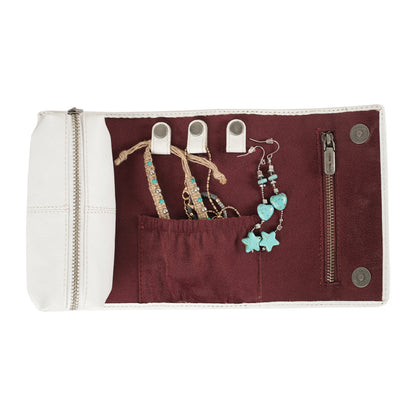 Handtooled Canyon Jewellery Case - Ivory Dust