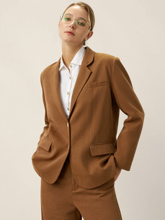 Lyocell Linen Tailored Blazer CASSIDY