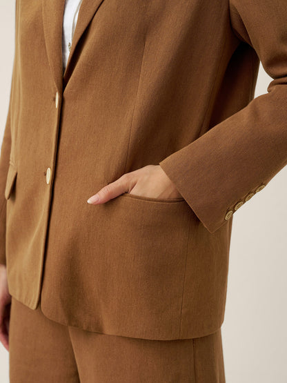 Lyocell Linen Tailored Blazer CASSIDY