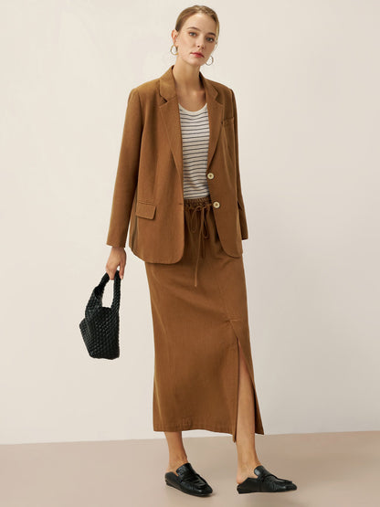 Lyocell Linen Tailored Blazer CASSIDY