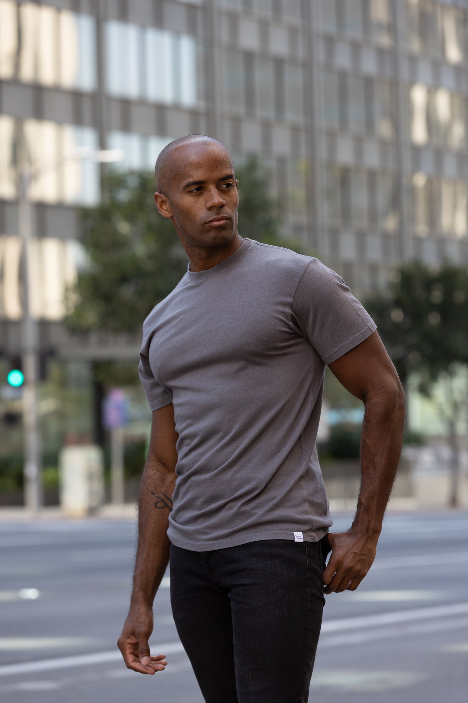 Clearance Men's Bamboo Viscose V-Neck T-Shirt