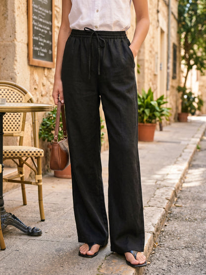 100% Linen Classic Pants LYON