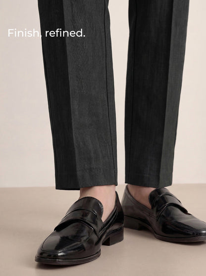 Linen Tailored Straight Full Length Pants LANDON