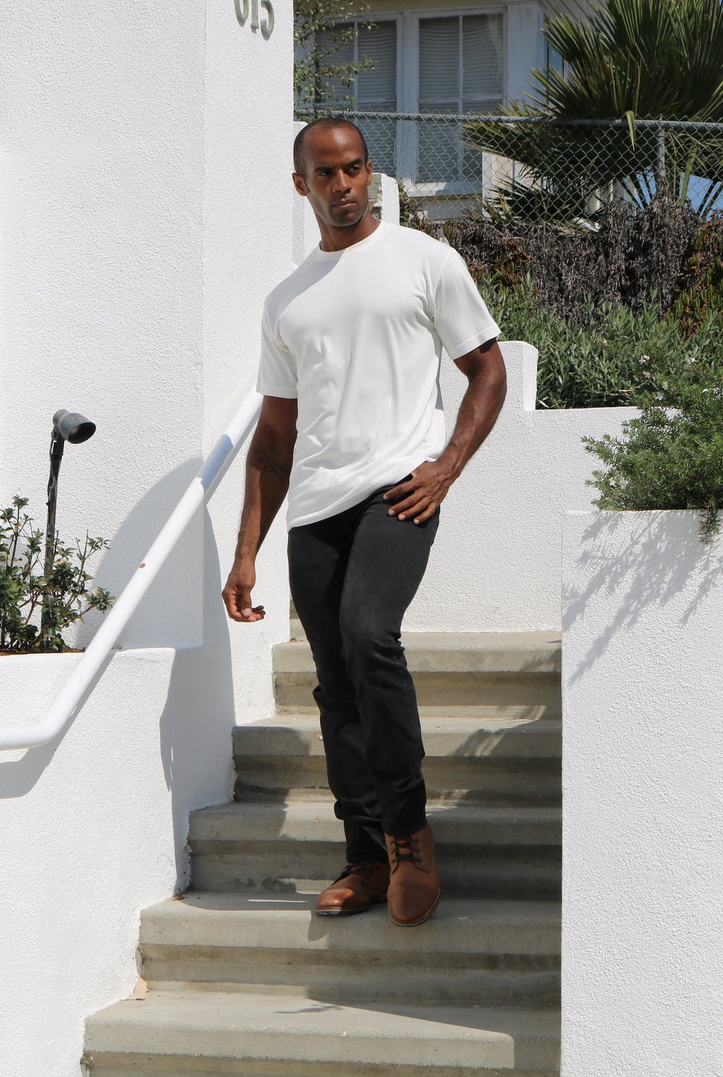 Clearance Men's Bamboo Viscose V-Neck T-Shirt