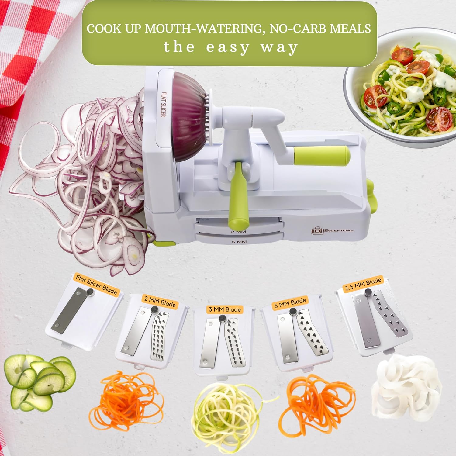 Brieftons Vegetable Spiralizer